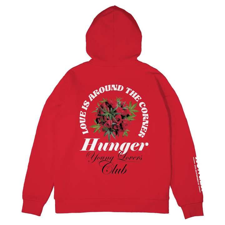 Hoodie Rosa Red