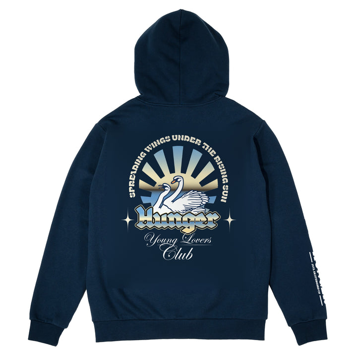 Hoodie Swans Blue
