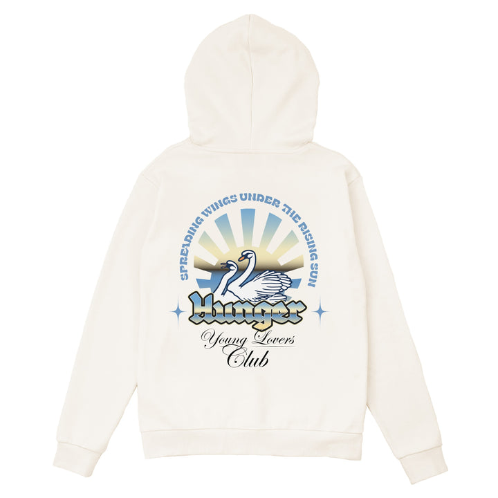 Hoodie Swans Cream