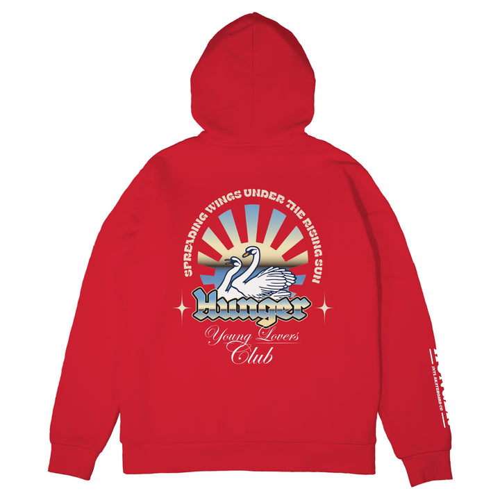 Hoodie Swans Red